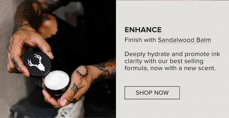 enhance - finish with sandalwood balm