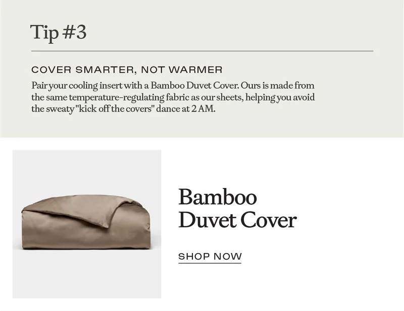 Shop: Bamboo Duvet Cover