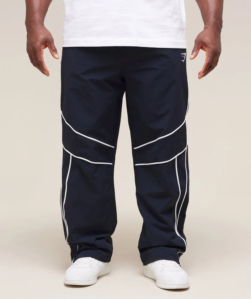 Retro Crinkle Track Pants