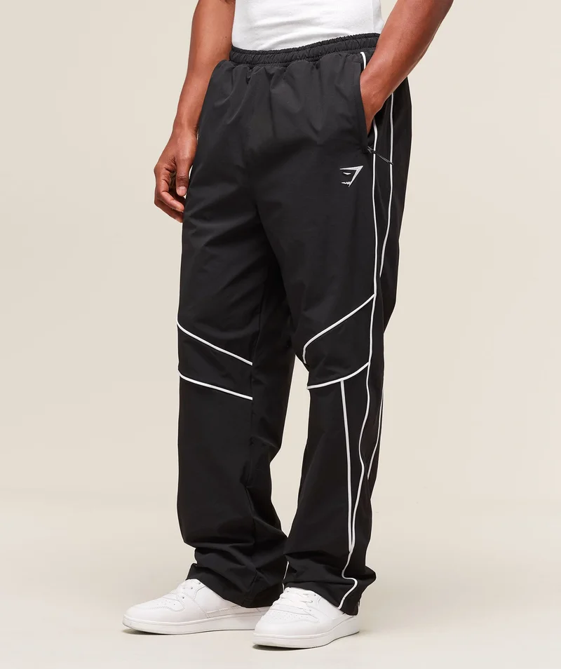 Retro Crinkle Track Pants