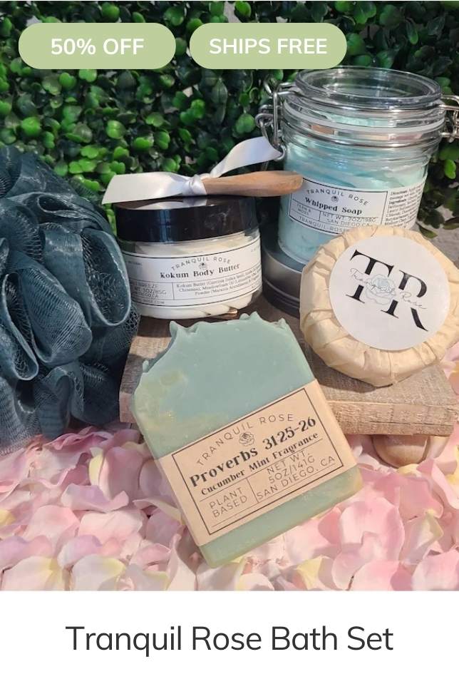 Luxury Bath and Body Goodies Tranquil Rose