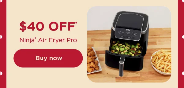 $40 off* Ninja® Air Fryer Pro XL 6-in-1