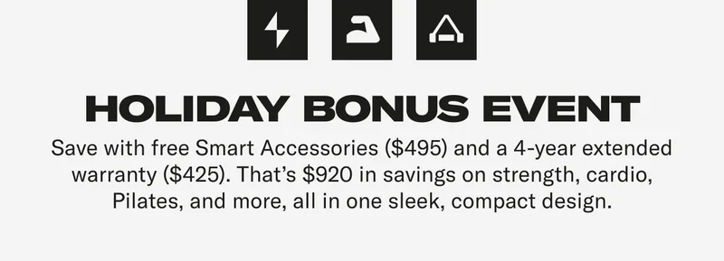 Holiday bonus event. Don't miss out.