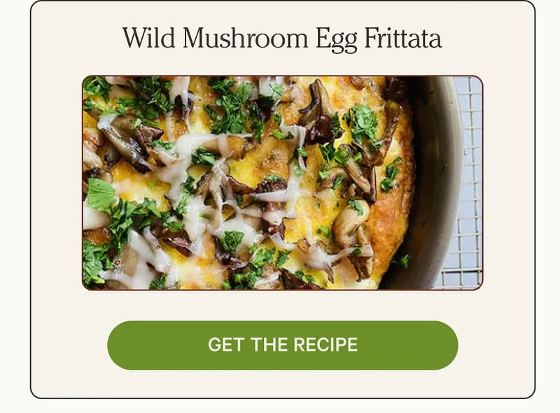 Wild Mushroom Egg Frittata | Get The Recipe
