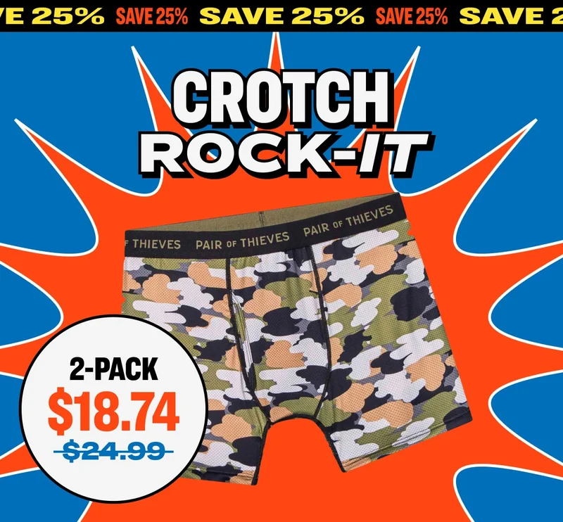 SAVE 25% CROTCH ROCK-IT SAVE 25%