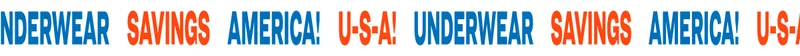 Underwear. Socks. Apparel!   U-S-A! U-S-A!