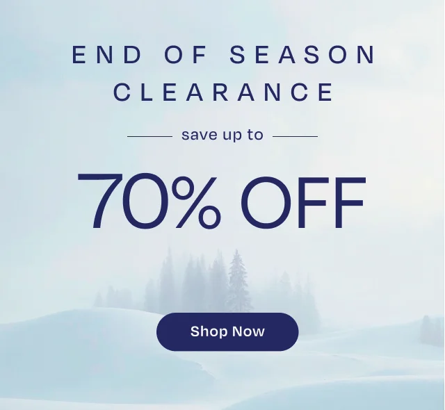 End of Season Clearance: Save Up to 70% Off