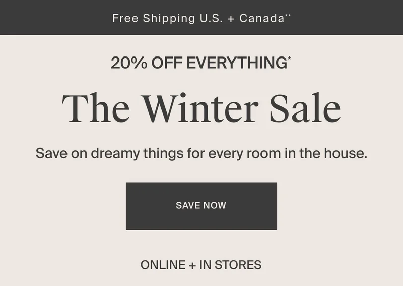 Shop the Winter Sale Event