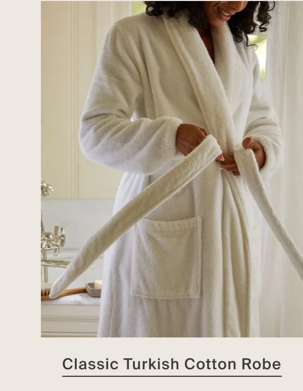 Shop Classic Turkish Cotton Robe