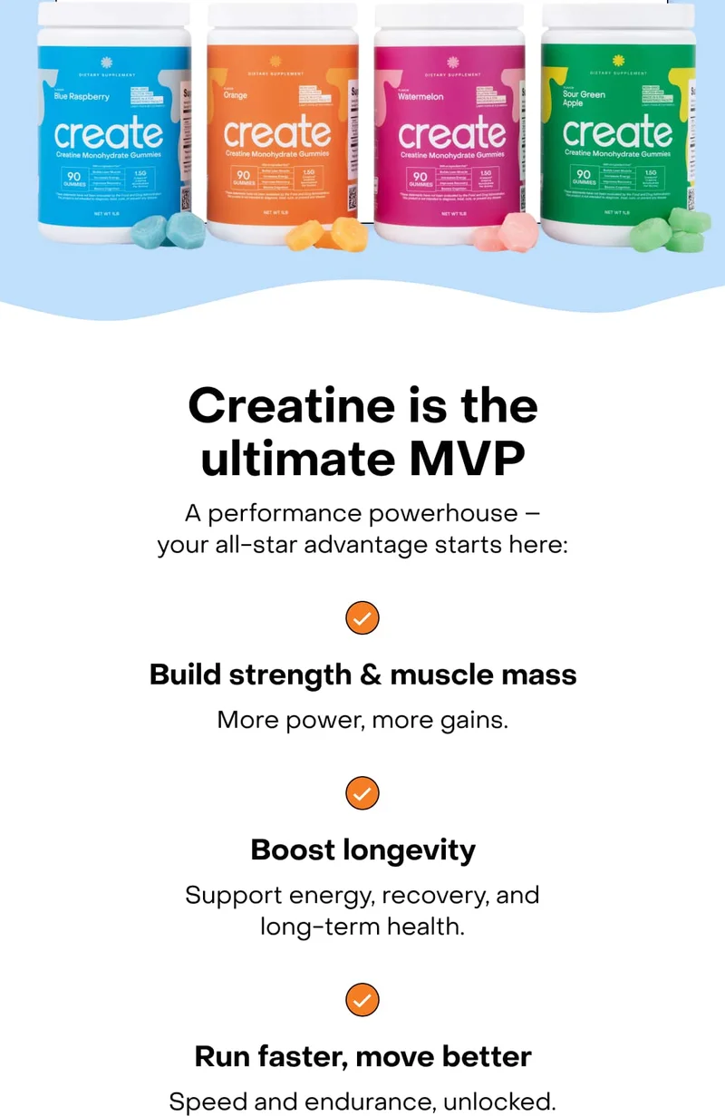 Creatine is the ultimate MVP