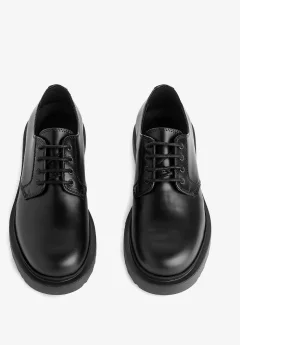 Chunky Leather Derby Shoes