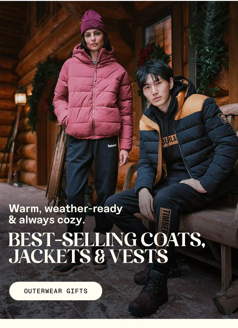 Warm, weather-ready & always cozy. Best-selling coats, jackets & vests. Outerwear gifts.