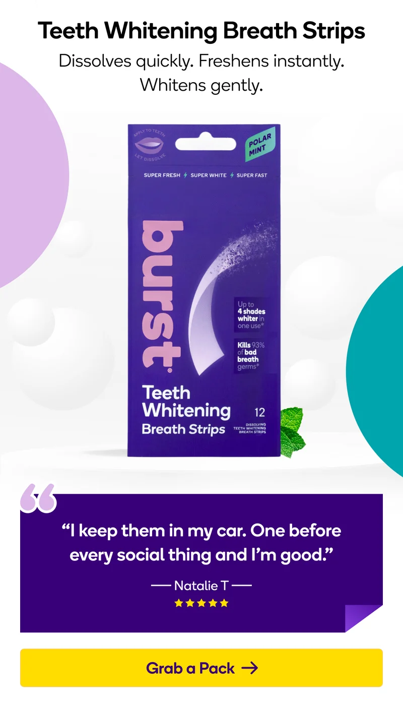 teeth whitening breath strips