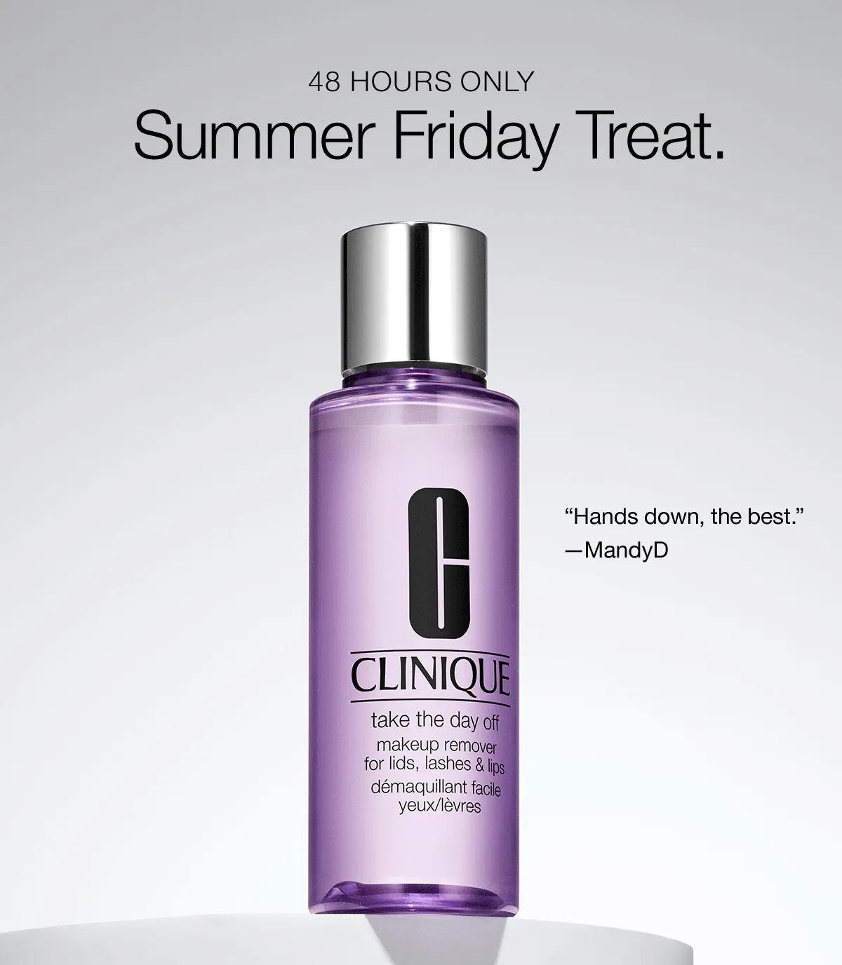 48 HOURS ONLY | Summer Friday Treat | “Hands down, the best” -MandyD | “One swipe of this cleanser, makeup gone!” -Monie | “So fast and easy!” -Sara