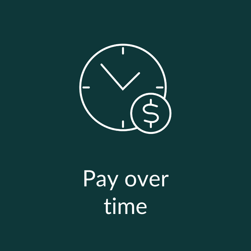 Pay over time