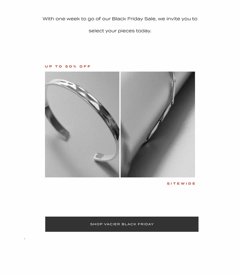 Discover our Sterling Silver jewelry this Black Friday.