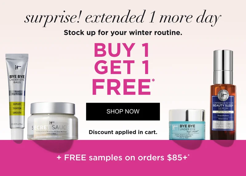 Buy 1 Get 1 Free