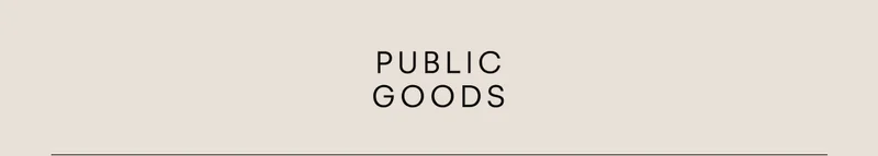 Public Goods