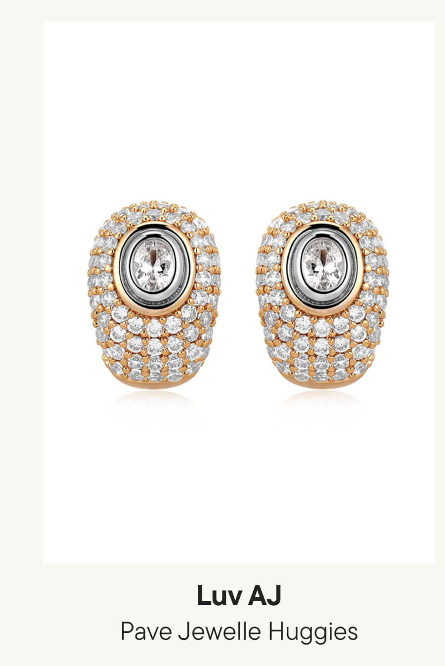 Rocksbox Exclusive Pave Jewelle Huggies