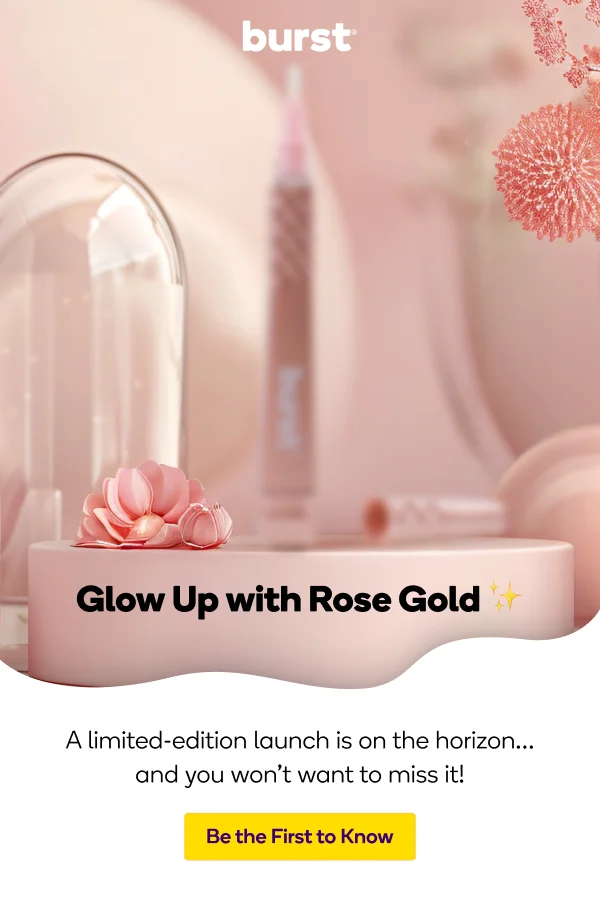 glow up with rose gold