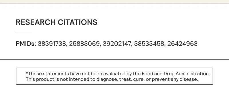 These statements have not been evaluated by the Food and Drug Administratoin. This product is not intended to diagnose, treat, cure, or prevent any disease.