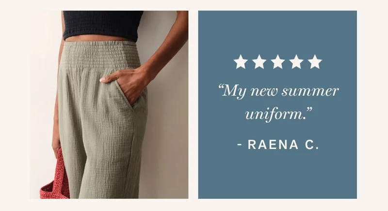 Cali Double Cloth Pant