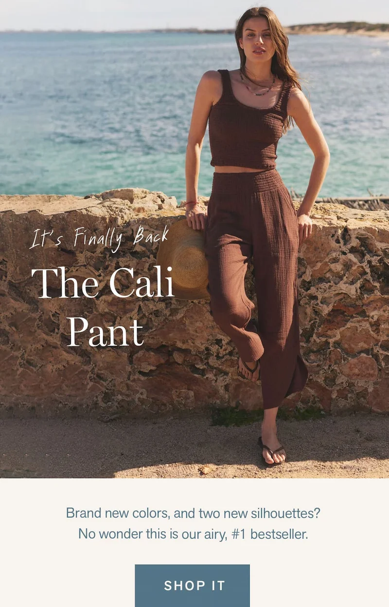 Our #1 Cali Pant is baaaack