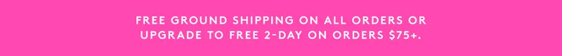 Free Ground Shipping Skinny Banner