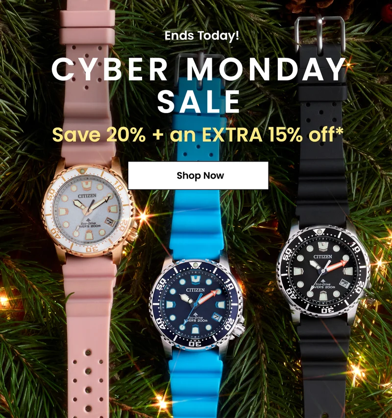 Ends Today! CYBER MONDAYSALE Save 20% + an EXTRA 15% off*