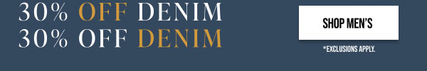 30% off Denim Shop Men's