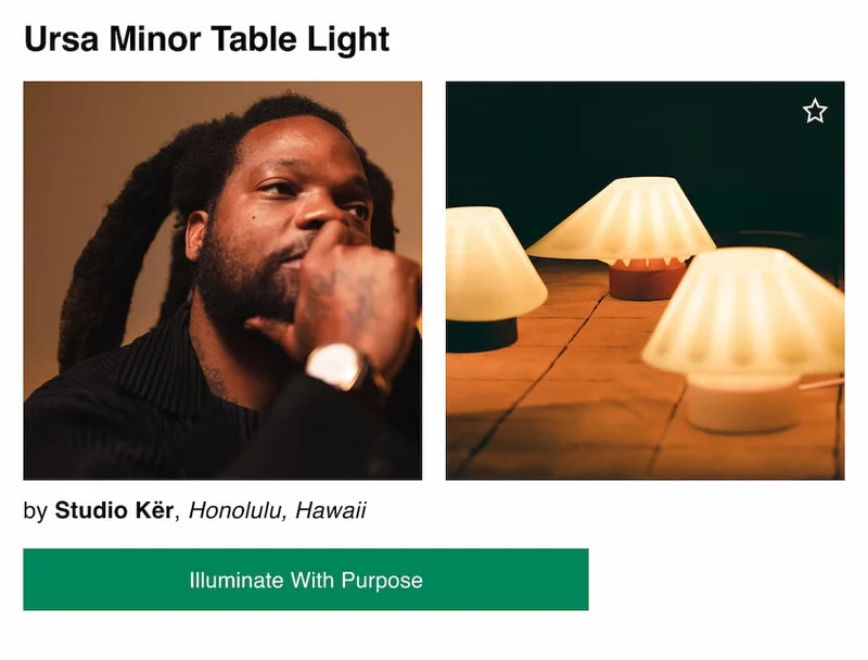 Ursa Minor Table Light