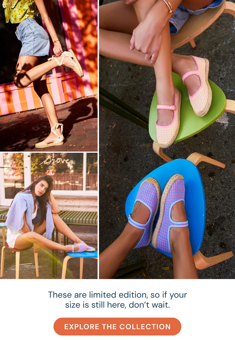 These are limited edition, so if your size is still here, don’t wait. [explore the collection]