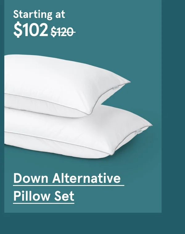 Down Alternative Pillow Set