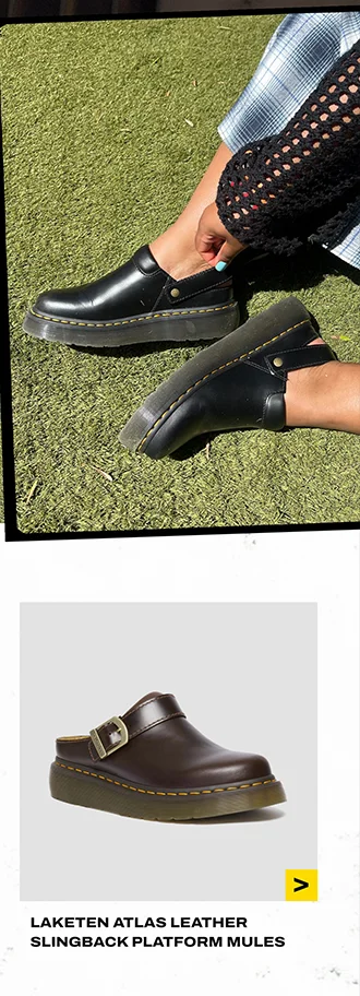 Laketen Atlas Leather Slingback Platform Mules
