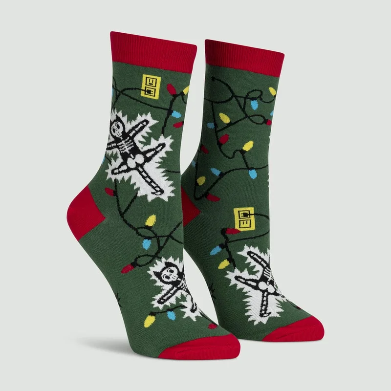 Image of Eating Light This Holiday Women's Crew Socks