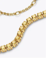 Sparkling Yellow Tennis Bracelet