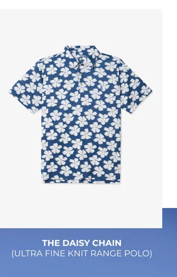 Ultra Fine Knit Range Polo: The Daisy Chain