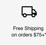 Free shipping on orders 75+