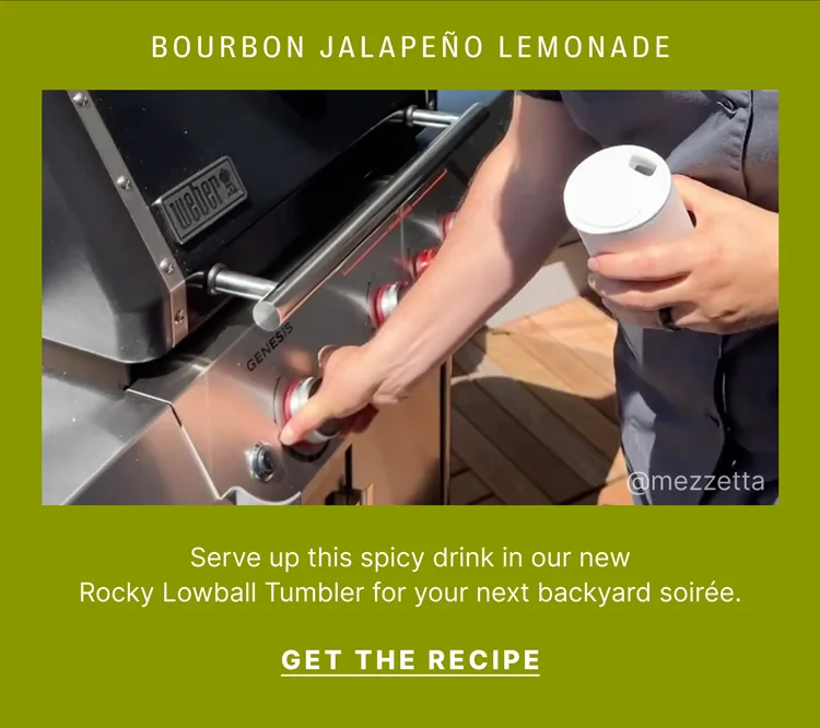Bourbon Jalapeno Lemonade - Get the Recipe