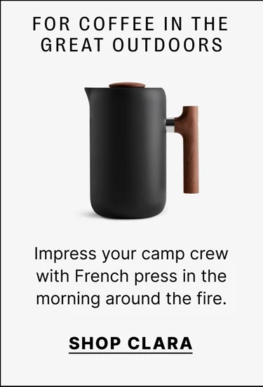 For Coffee in the Great Outdoors - Shop Clara
