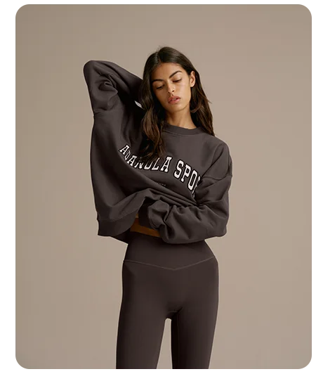 AS Oversized Sweatshirt - Coffee Bean