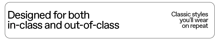 Designed for both in and out of class