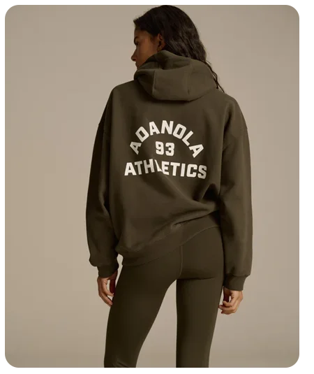 Campus Oversized Hoodie - Fern Green