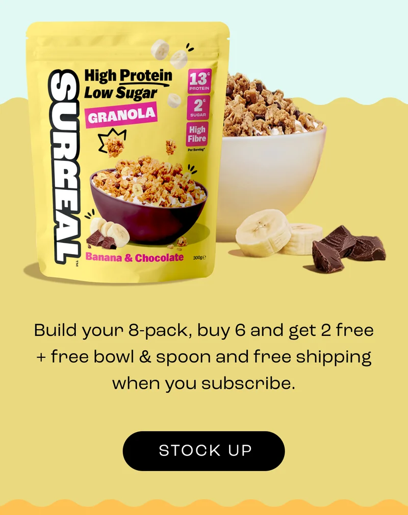 Build your 8-pack, buy 6 and get 2 free + free bowl & spoon and free shipping when you subscribe.