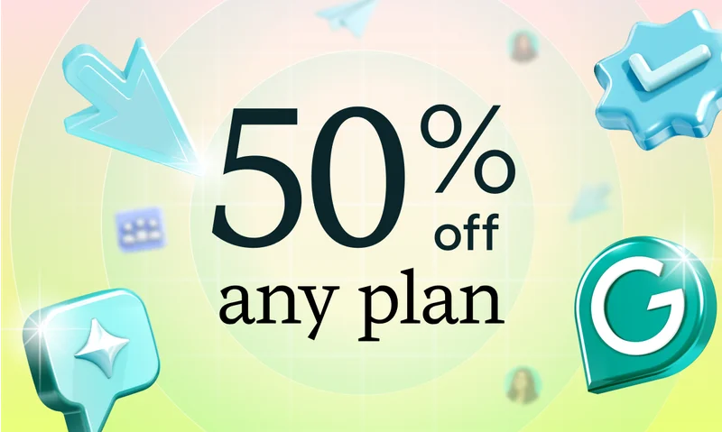 50% off any plan