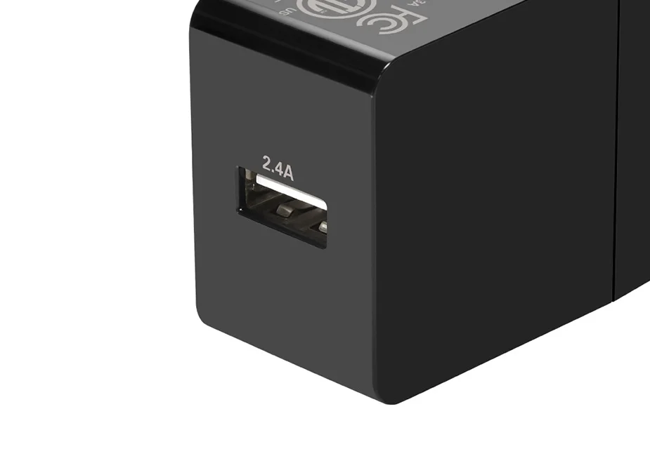 New: 12W USB-A Wall Charger. 2.4A Power Output For Phones, Tablets And Electronic Devices. Shop Now.