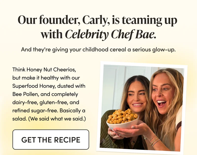 Our founder, Carly, is teaming up with Celebrity Chef Bae. Get the recipe here
