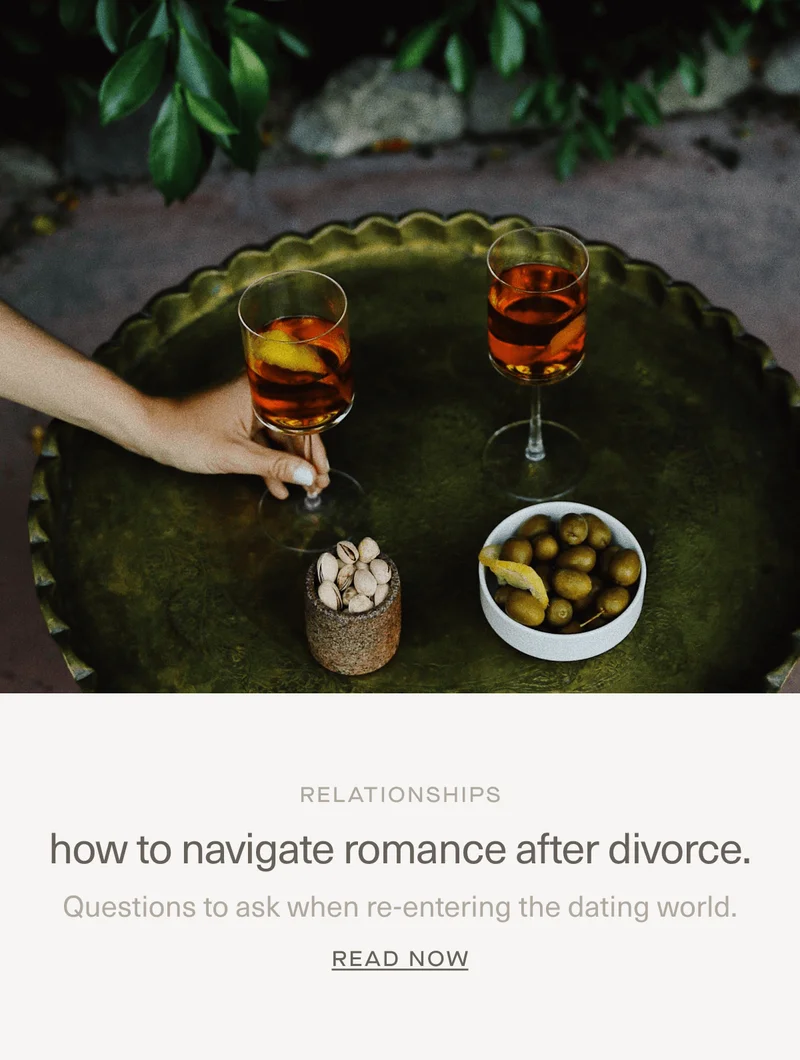 RELATIONSHIPS | how to navigate romance after divorce. | Questions to ask when re-entering the dating world. | Read Now