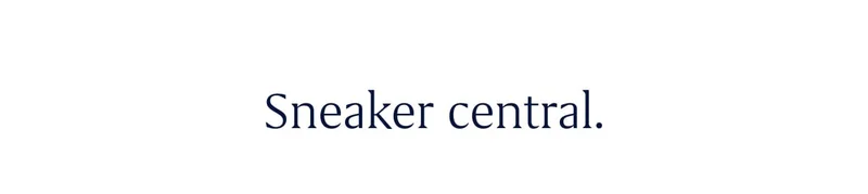 Sneaker central. Sneaker central.