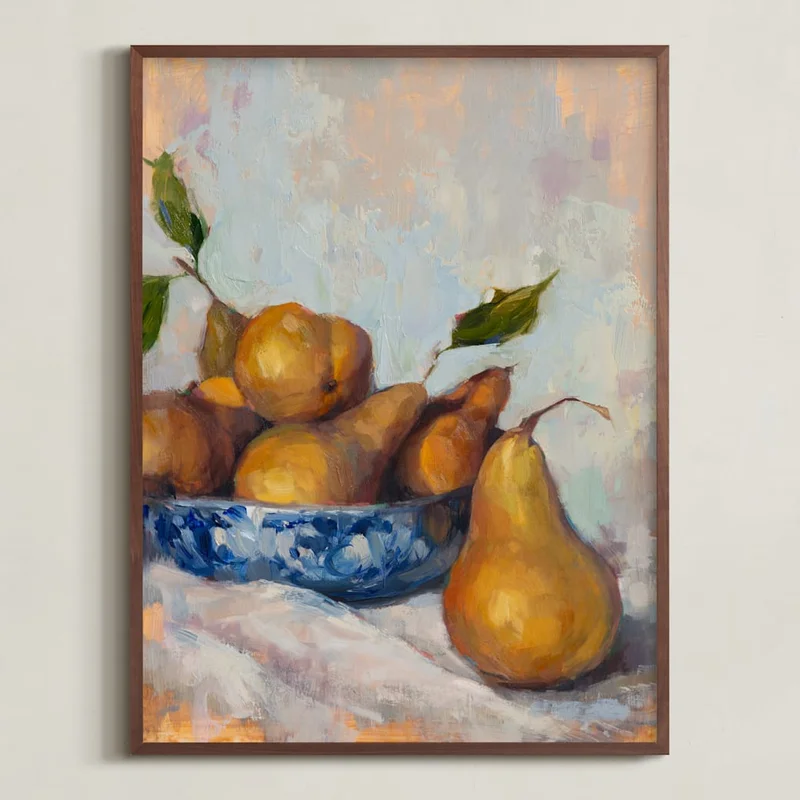 Bowl Of Pears Limited Edition Fine Art Print 2 by Wendy Keller | Minted